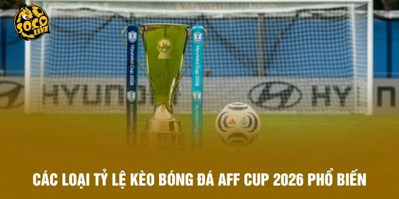 Các loại tỷ lệ kèo bóng đá AFF Cup 2025 phổ biến