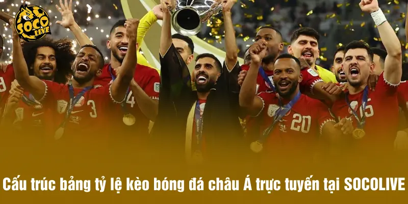 Cấu trúc bảng tỷ lệ kèo bóng đá châu Á trực tuyến tại SOCOLIVE