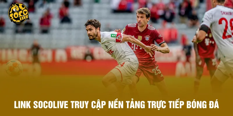 Link Socolive truy cập nền tảng trực tiếp bóng đá nhanh