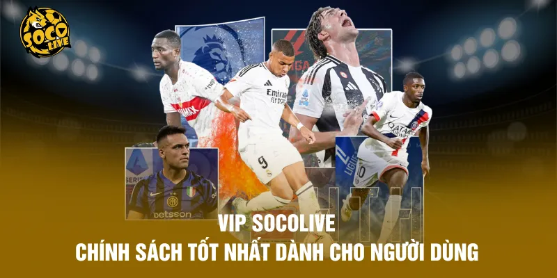 VIP Socolive - Chính Sách Tốt Nhất Dành Cho Người Dùng